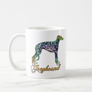 Greyhound Coloré Brindle Mug