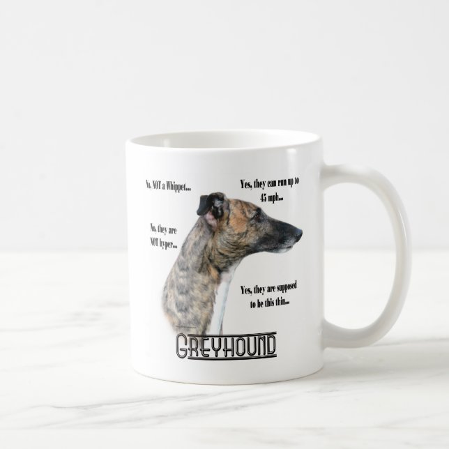 Greyhound FAQ Mug (Droite)