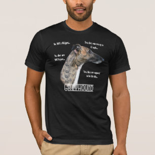 Greyhound FAQ T-shirt noir
