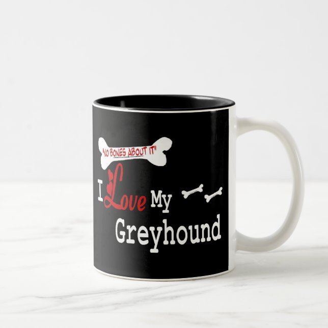 Greyhound (I Love) Mug (Droit)
