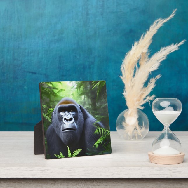 Greyson The Male Gorilla, Plaque Photo (Insitu)