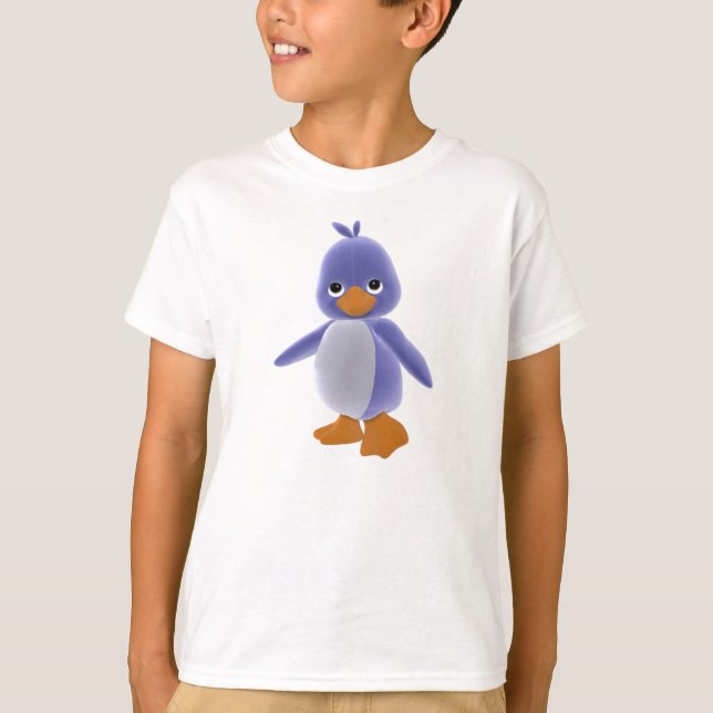 Gribouillis le T-shirt de pingouin (Devant)