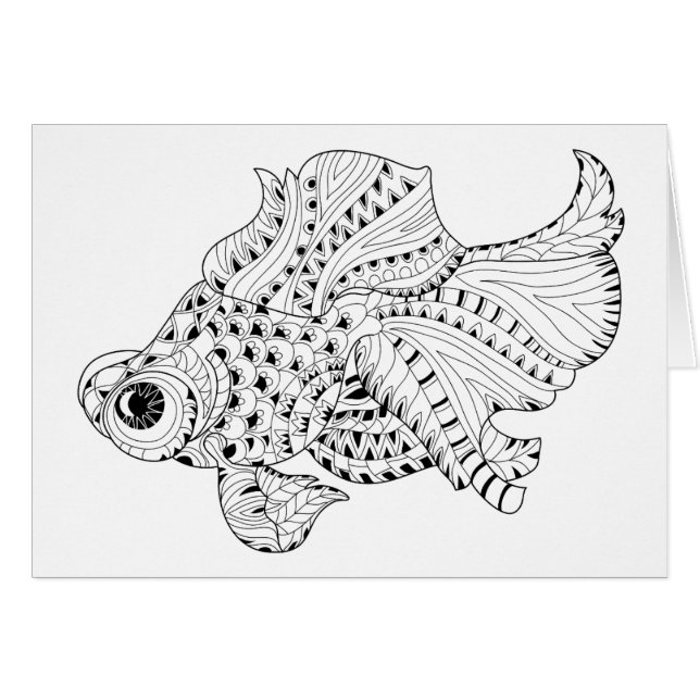 Griffonnage de poissons (Devant horizontal)