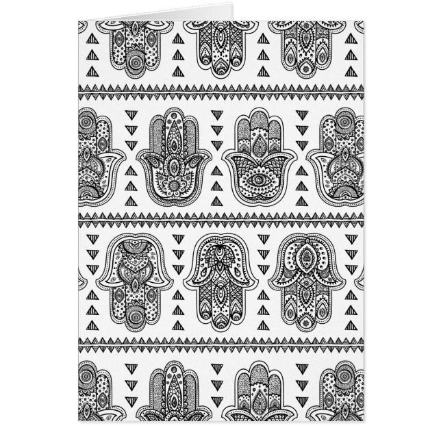 Griffonnage tiré par la main indien de Hamsa (Devant)
