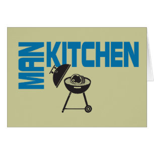 Gril de cuisine d'homme