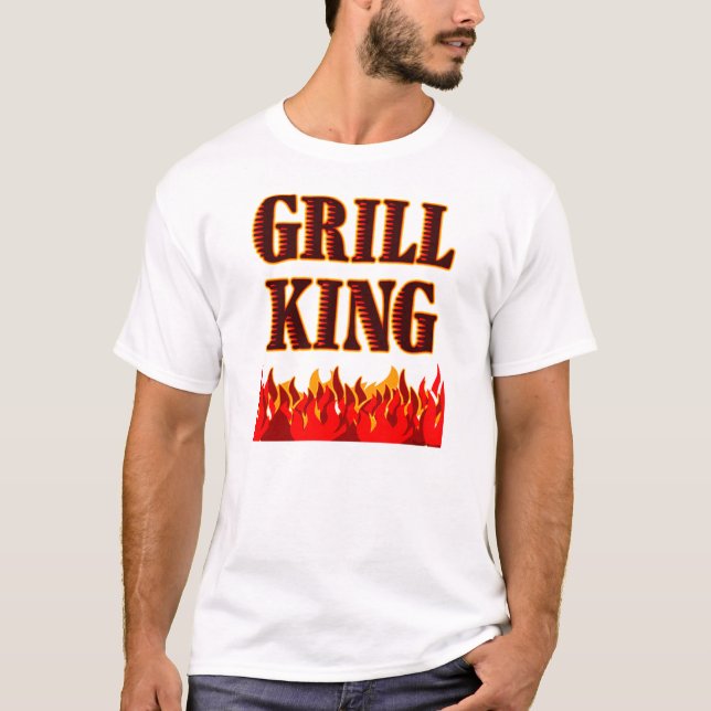 Grill King BBQ Dit T-shirt (Devant)