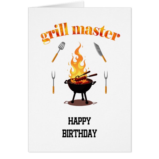 Grill Master Anniversaire (Devant)