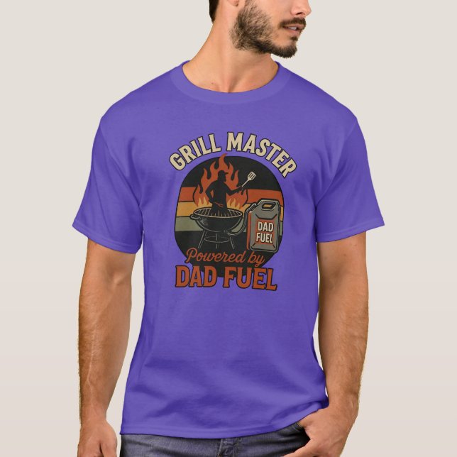Grill Master BBQ Papa Carburant T-shirt (Devant)