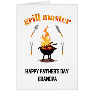 Grill Master Grandpa Fête des pères