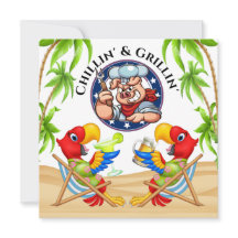 Grillades et détente, invitation