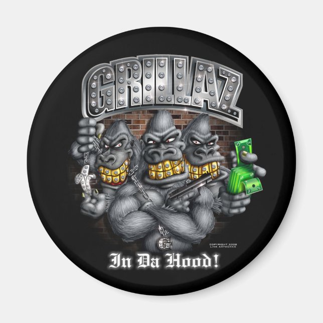 Grillaz Magnet (Devant)