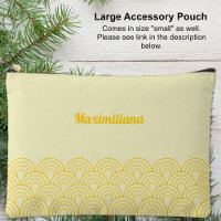 Grille à arches jaunes Grand sac d'accessoires