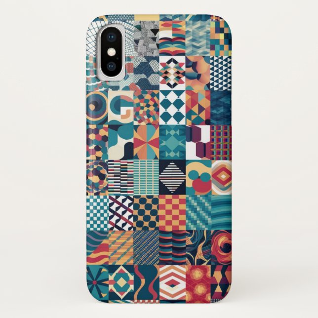 Grille artistique Collage iPhone / coque ipad (Dos)