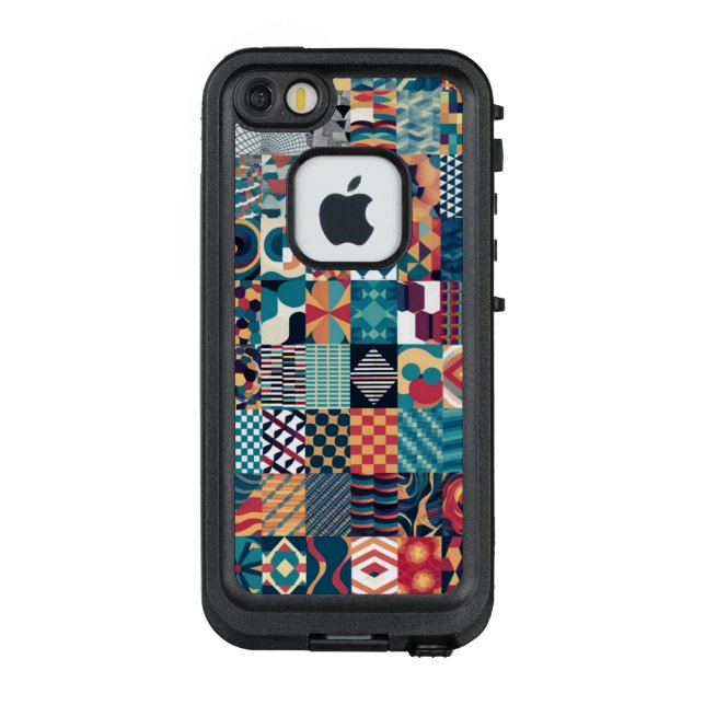 Grille artistique Collage iPhone / coque ipad (Dos)