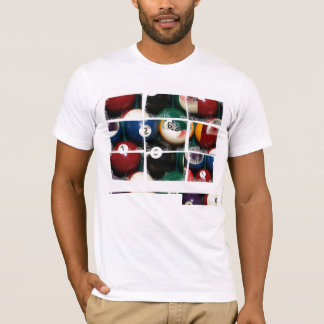 Grille de Close_Ups de billards - T-shirt