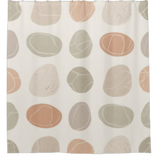 Grille de galets doux rideau de douche - Spa minim