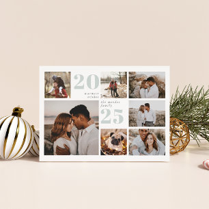 Grille de vacances   Carte de collage photo modern