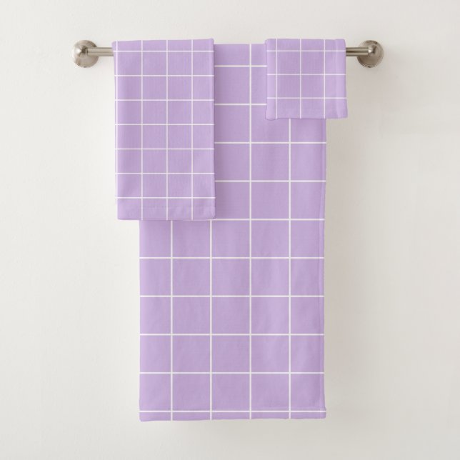 Grille Lilac et blanc (En situation)