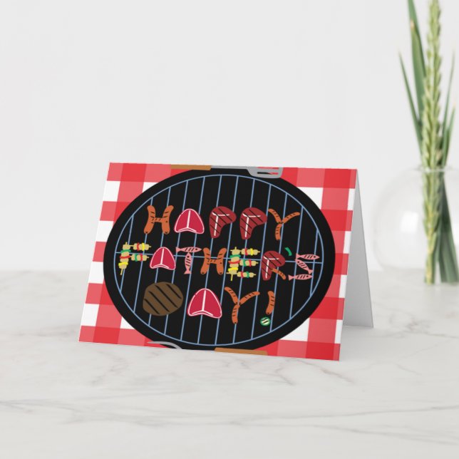Griller des cartes de voeux de fête des pères (Devant)