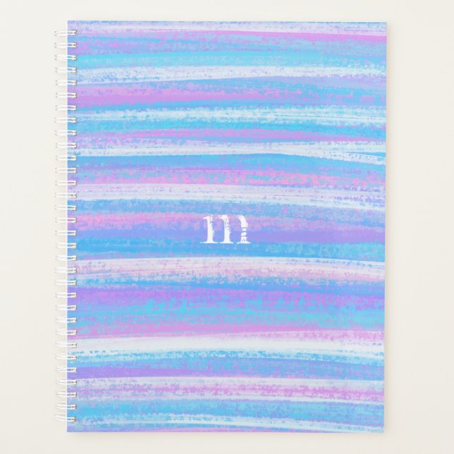 Grilles Acryliques Peintes Turquoise Rose violet (Devant)
