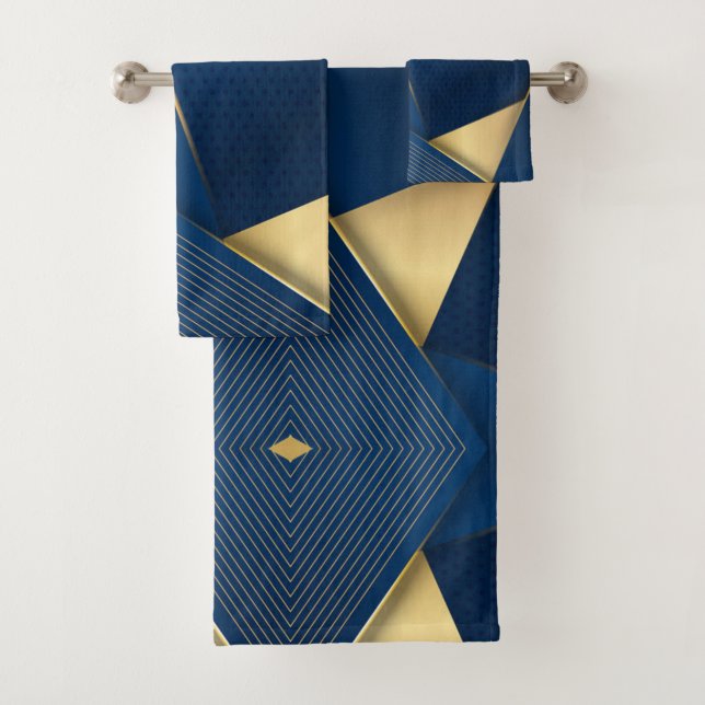 Grilles Arrière - plans texturées Courbes Bleu et  (En situation)