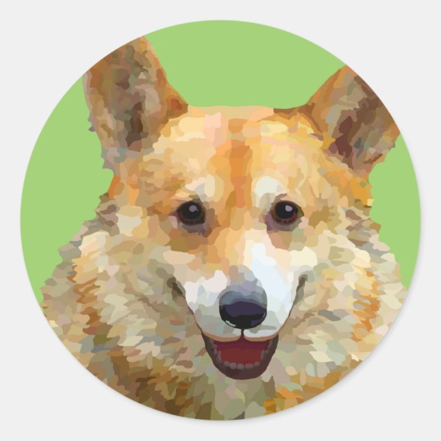 Grilles "Jazz" Welsh Corgi Pour Stickers Fido (Devant)
