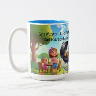 Grillin’ & Chillin’ Personalized Père’s Day Mug