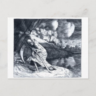 Grim Reaper 1 carte postale vintage