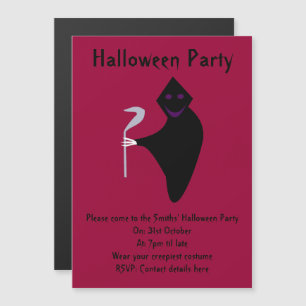 Grim Reaper Halloween Invitations du parti