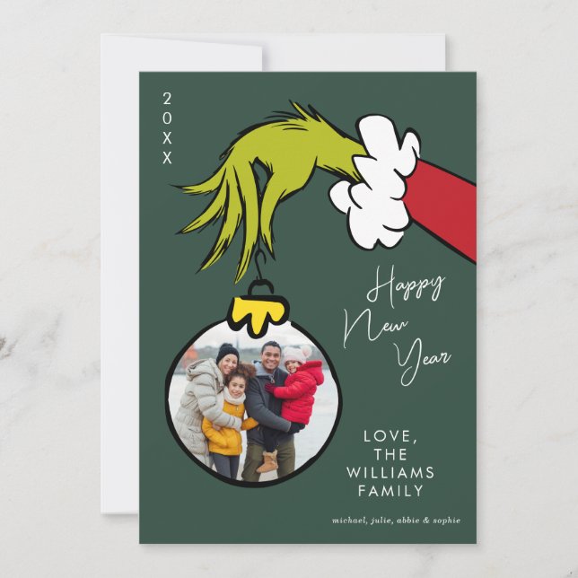 Grinch | Bonne Année - Photo de vacances (Devant)
