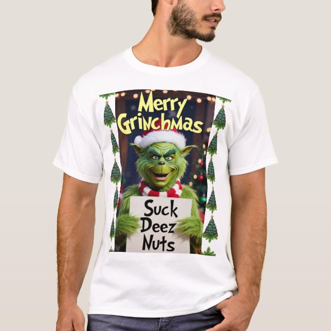 Grinch Christmas T-Shirt Merry Christmas T-shirt  (Devant)