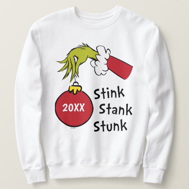 Grinch | Stink Stank Stunk Sweat à capuche (Design devant)
