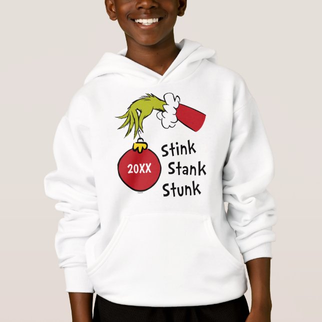 Grinch | Stink Stank Stunk Sweat à capuche (Devant)