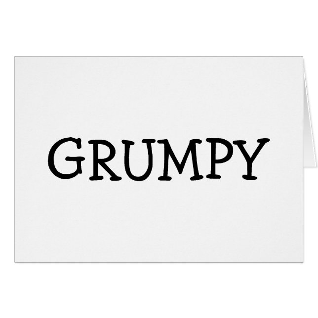 Grincheux (Devant horizontal)