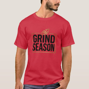 Grind Season Hustle Logo T-Shirt