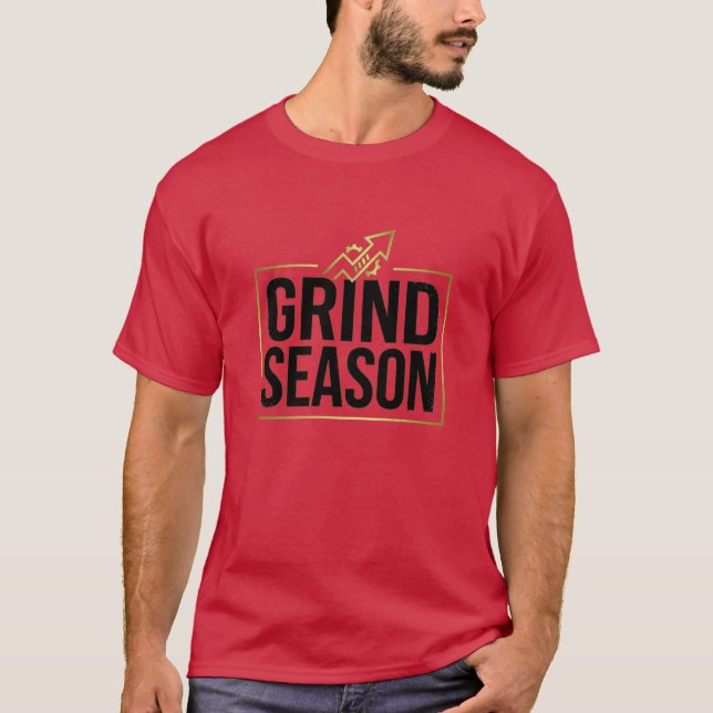 Grind Season Hustle Logo T-Shirt (Devant)