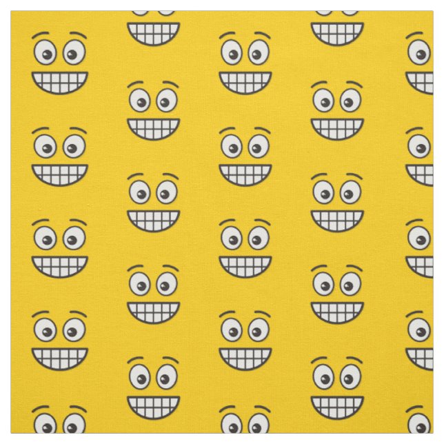 Grinning Face avec tissu d'yeux ouverts (Échantillon)