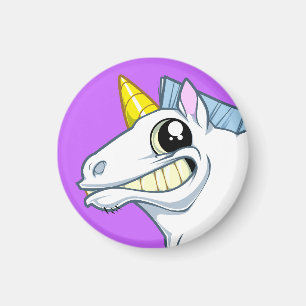 Grinning Unicorne Magnet