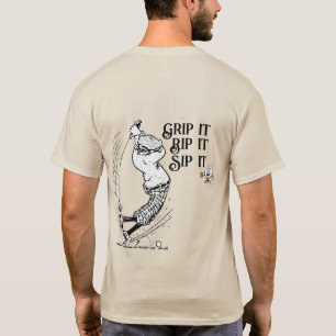 Grip It, Rip It Sip, It Men’s Basic T-Shirt