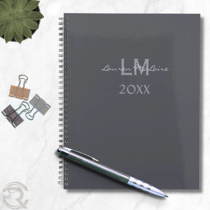 Gris ardoise élégant minimaliste professionnel d'e