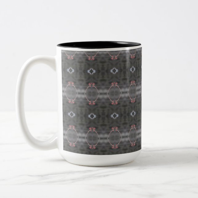 Gris Avec Mug De Café De Corail (Gauche)