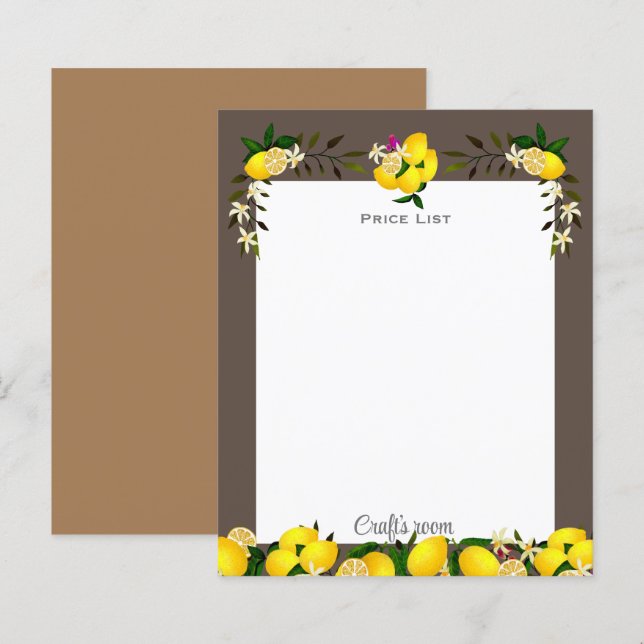 Gris cendré citron (Devant / Derrière)