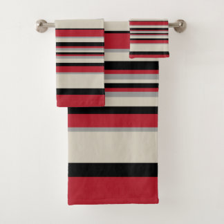 Gris complexes - Rouge, gris, noir et blanc os