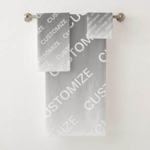 Gris (couleur changeable) Ombre & Motif de texte