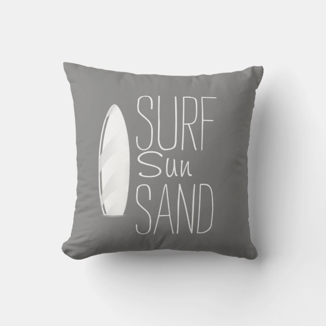 Gris de coussin de sable de Sun de surf (Recto)
