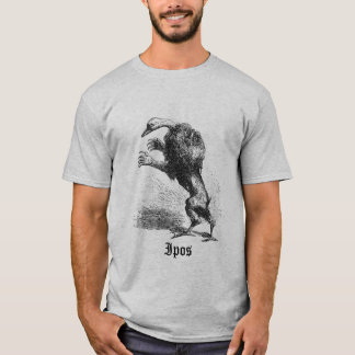 Gris de T-shirt d'Ipos