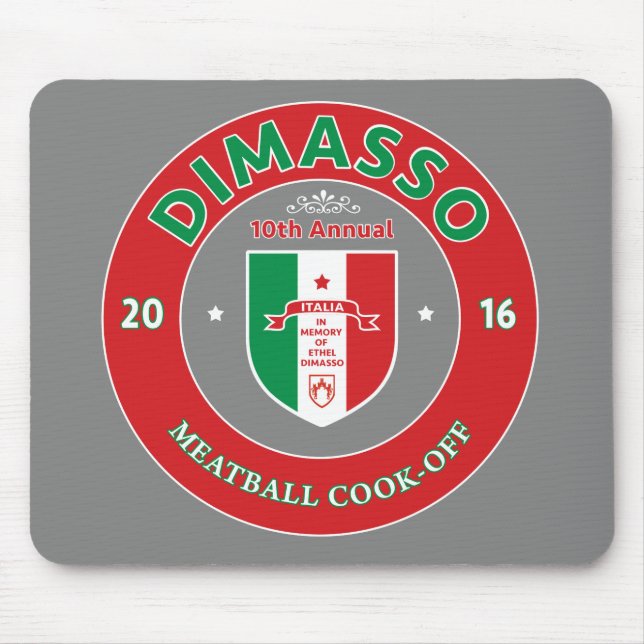 Gris de tapis de souris (Devant)