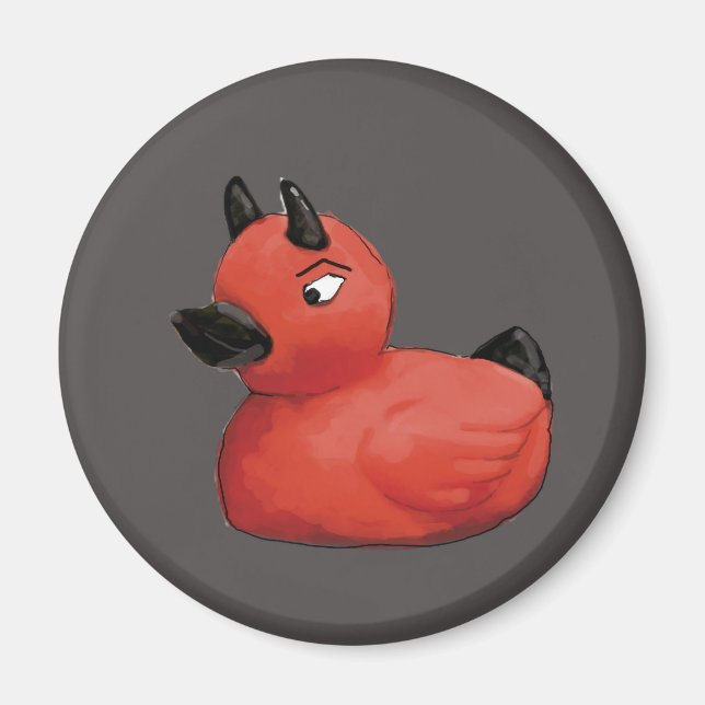Gris Diable Duck Magnet (Devant)