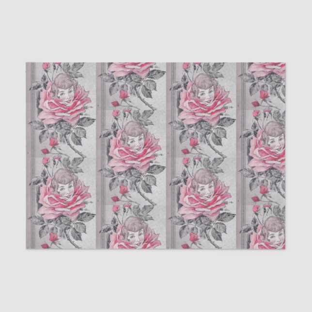 Gris du papier de soie | de Madame soie de rose de (Recto)