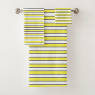 Gris et bandes jaunes statiques